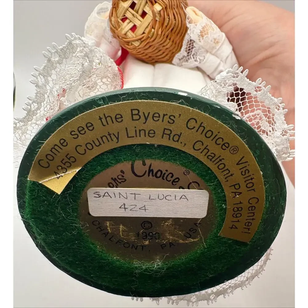 Byers Choice The Carolers Saint Lucia #424 Signed & Dated 1996